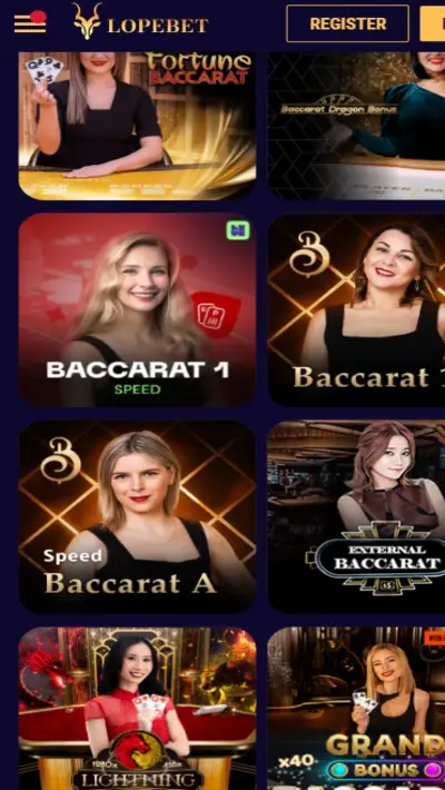 Mobile Baccarat