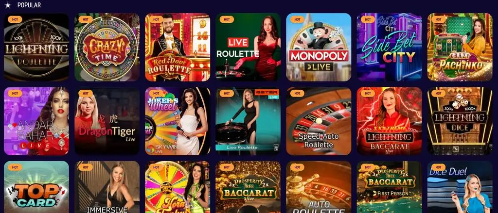 Popular Table Games in Online Casinos